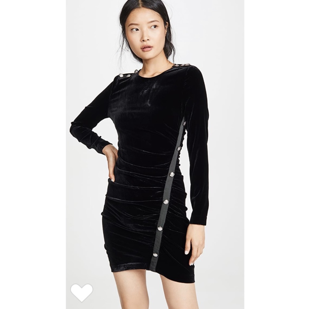 Veronica Beard Ira black long sleeve dress 10